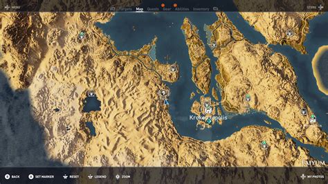 assassin's creed origins map|assassin's creed origins all locations.